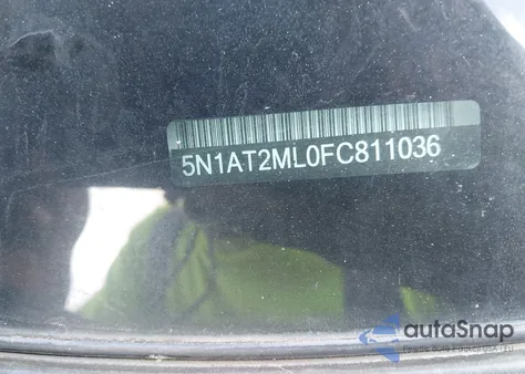 2015 Nissan Rogue Sv из США, поврежденный, VIN 5N1AT2ML0FC811036